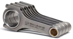 Acura Integra Connecting Rods - Skunk2 Racing - Alpha Series H-Beam, 4340 Chromoly, 3/8 ARP2000 Bolts - `94-`01 Acura Integra Connecting Rods - Skunk2 Racing - Alpha Series H-Beam, 4340 Chromoly, 3/8 ARP2000 Bolts - `94-`01